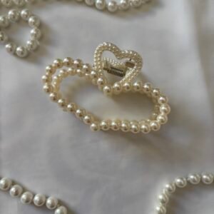 İnci Taşlı Mandal Toka